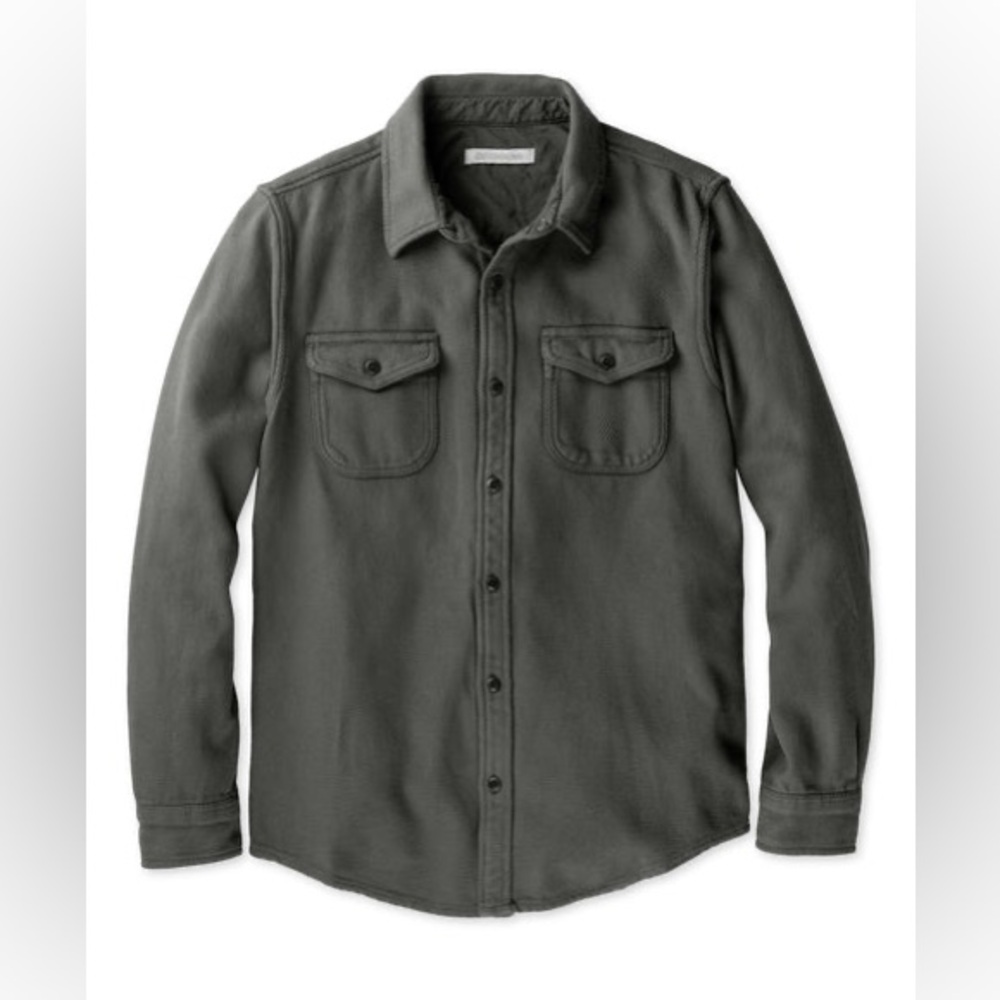 Outerknown Men’s Gray Button Up Sz S